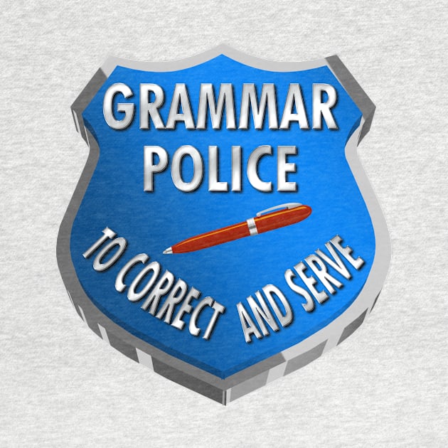 Grammar Police | To Correct & Serve by cdclocks